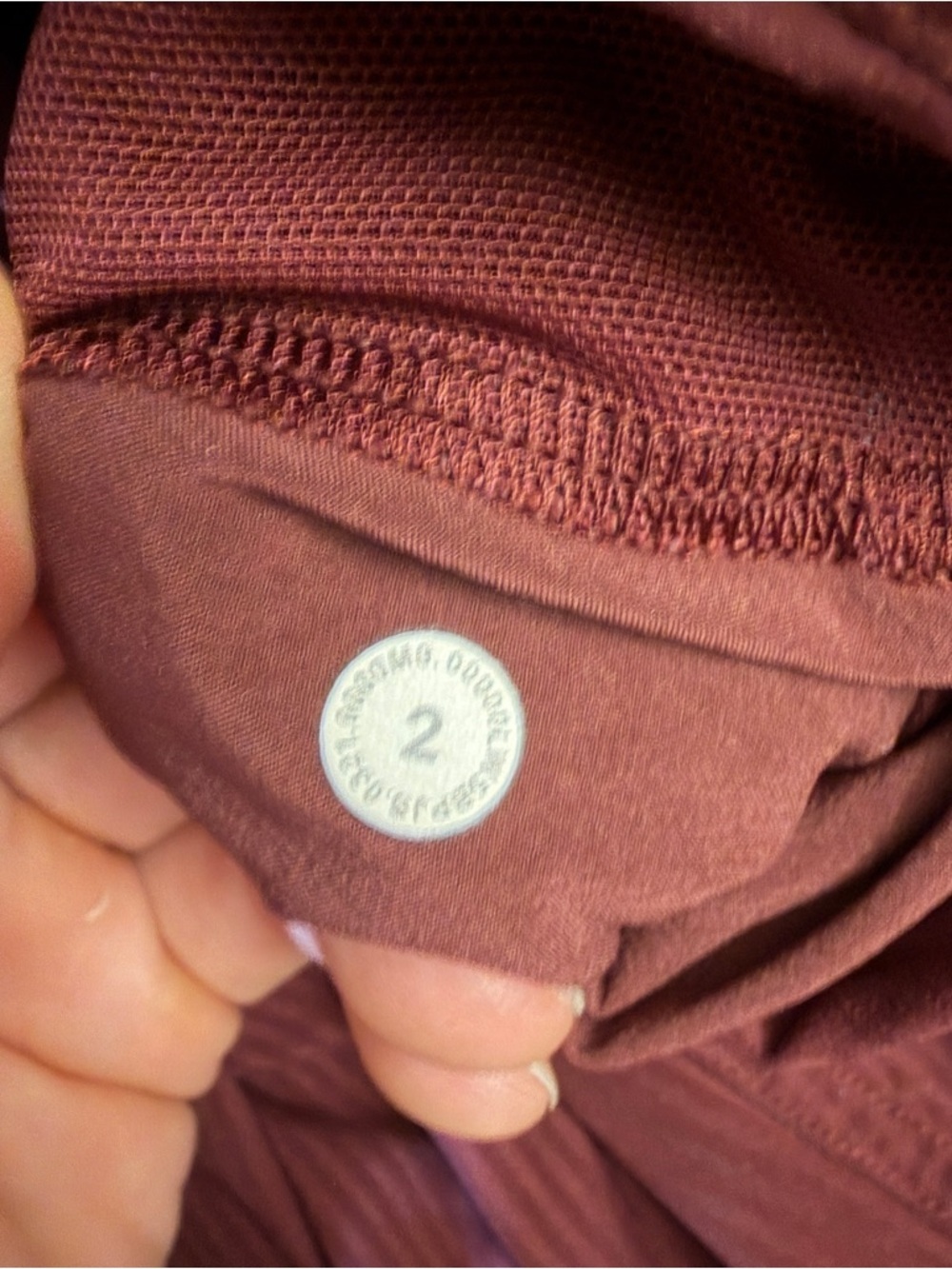 Lululemon Dance Studio Jogger in Dark Red - Size 2 with 28" Inseam - Picture 4 of 7